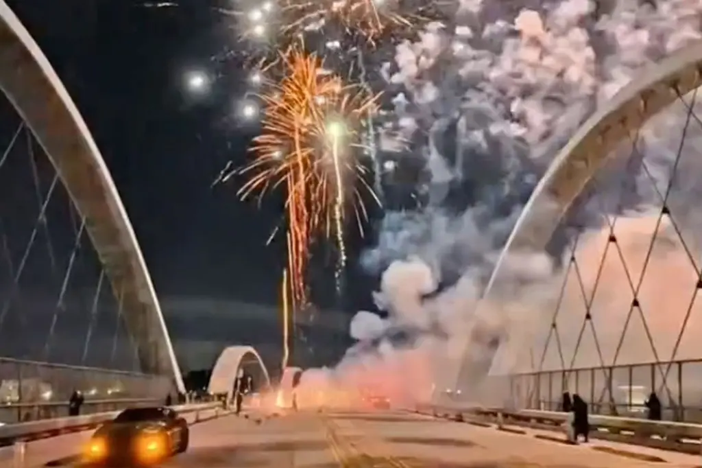 Illegal Fireworks Ignite Safety Concerns on Los Angeles’ Sixth Street Bridge