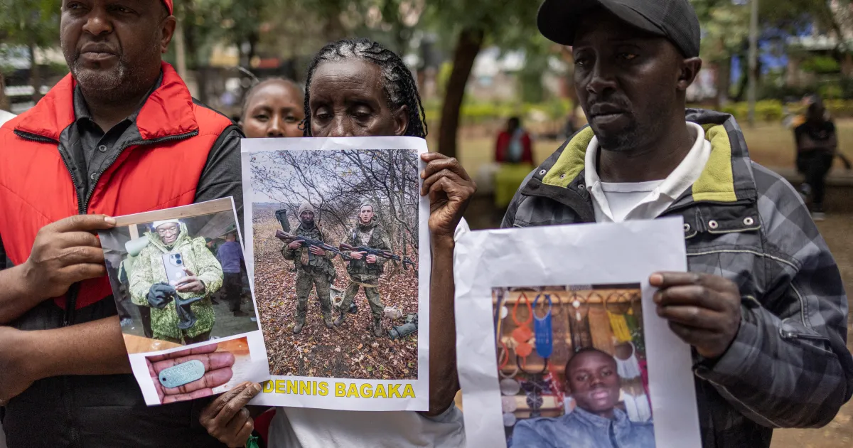 Kenyan job seekers trafficked to Russia Ukraine war